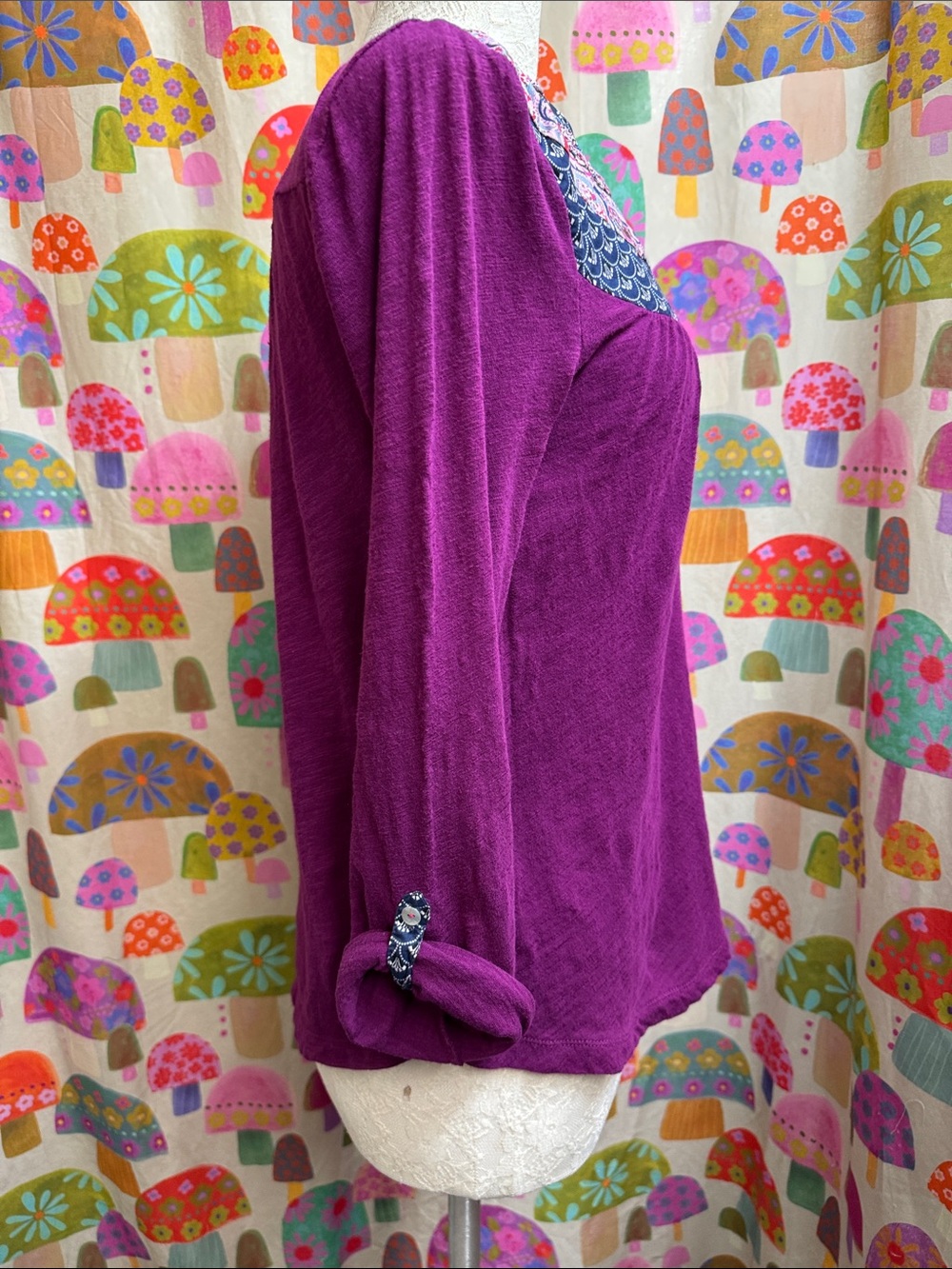 Akemi & Kin L/S Bohemian Shirt. Small - Picture 3 of 11